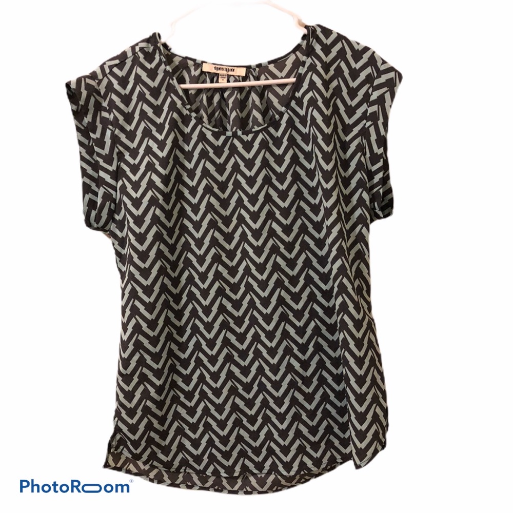 Daniel Rainn geometric blouse